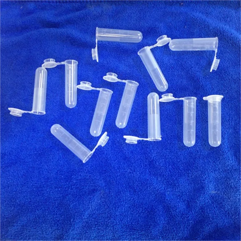 100pcs 4ml measuring Thread Mouth Centrifuge Tubes plastic test tube