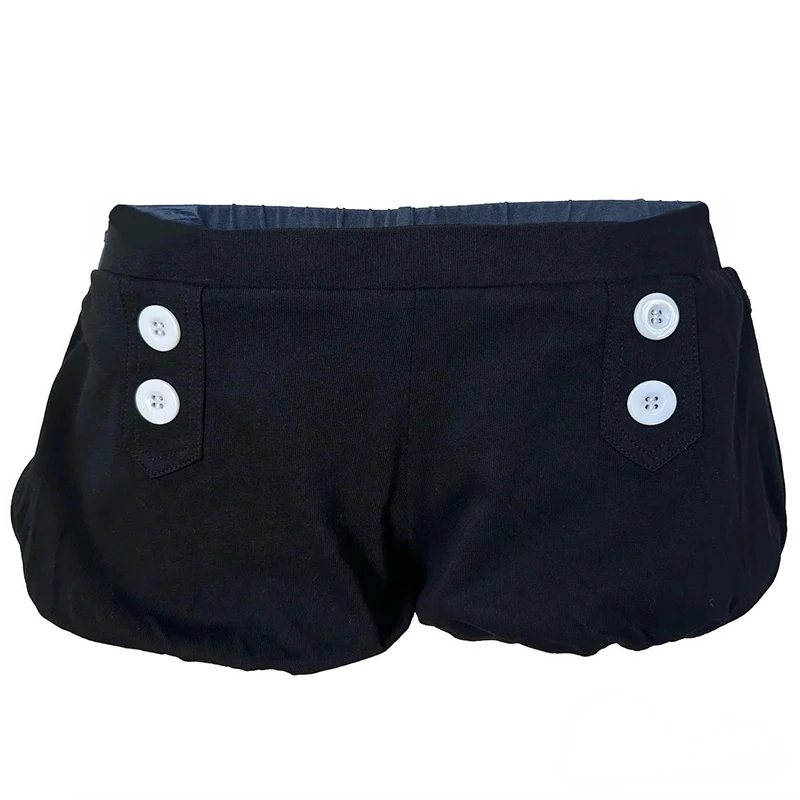 Summer Cool Commuter Home Pantskirt New Button Design Puffy Sports Casual Shorts Women's Clothing