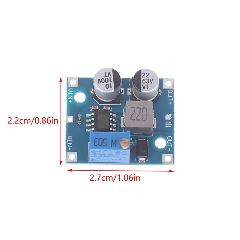 Lx8015 DC-DC Instelbare Step-Down Voedingsmodule Ingang 5-80V Naar 1-62V 1.5a Vermogensomvormer Over Xl7015 Voor Zonne-Energie Circuit