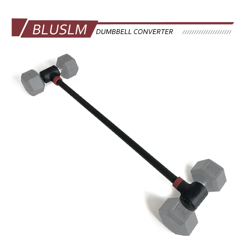 Steel Dumbbell Connector - Anti-Slip Extension Rod for Home Gym, Strength Training Equipment with Secure Locking System