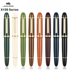 Jinhao X159 Acrylic Fountain Pen Black Color Ink Pen Student School Stationery Business Office Supplies Pens PK 9019