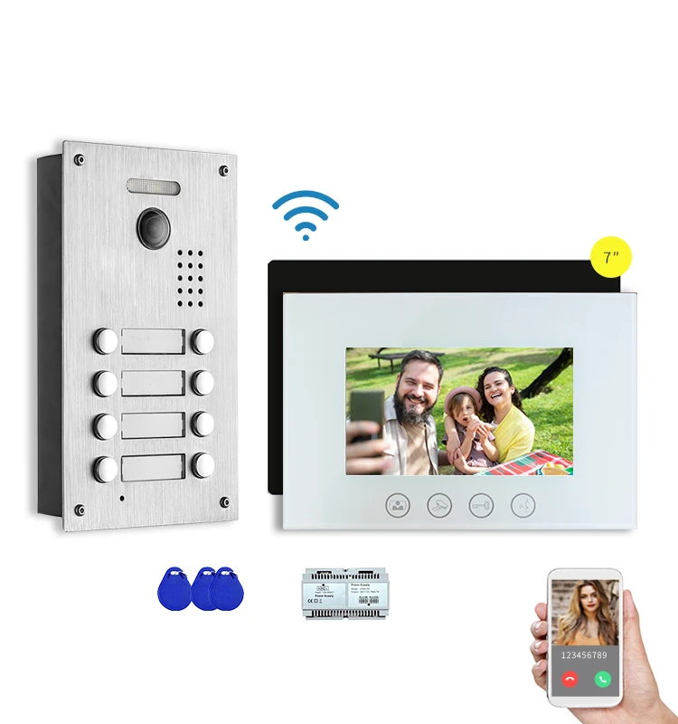 Smart doorbell video door phone apartment video intercom system home video intercom