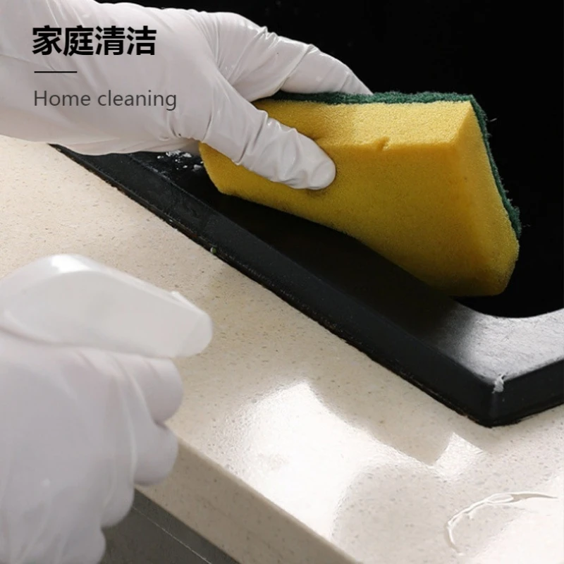 100/50/20PCS White Nitrile Gloves Disposable Waterproof Nitrile Gloves Hair Care Tattoos Household Dishwashing Cleaning Tools