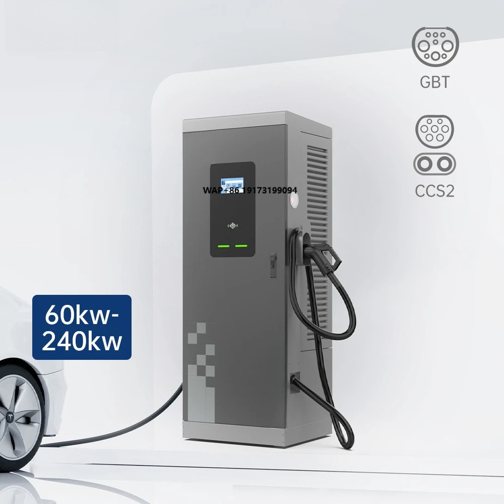 Dc Fast Ev Charging Station 30kw to 240kw 7-inch Touch Screen Dc GBT Car Charging Pile CCS 100kw 150kw with 2 Year Warranty