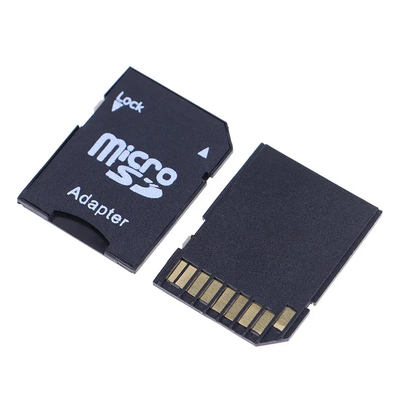 10 Uds Micro SD TransFlash TF a SD SDHC adaptador de tarjeta de memoria convertidor teléfonos tableta memoria Stick para almacenamiento interno de computadora