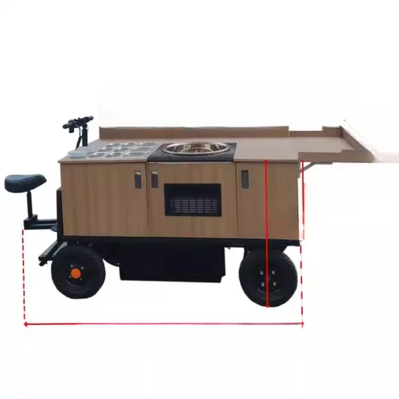 Sticky rice food truck, night market stall truck, mobile stall truck