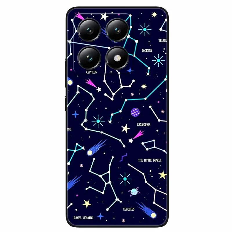Para Xiaomi 14T / 14T Pro funda de moda negra TPU cubierta pintada de mármol para Xiaomi 14T Pro carcasa a prueba de golpes bolsa de silicona Capa 6,67''