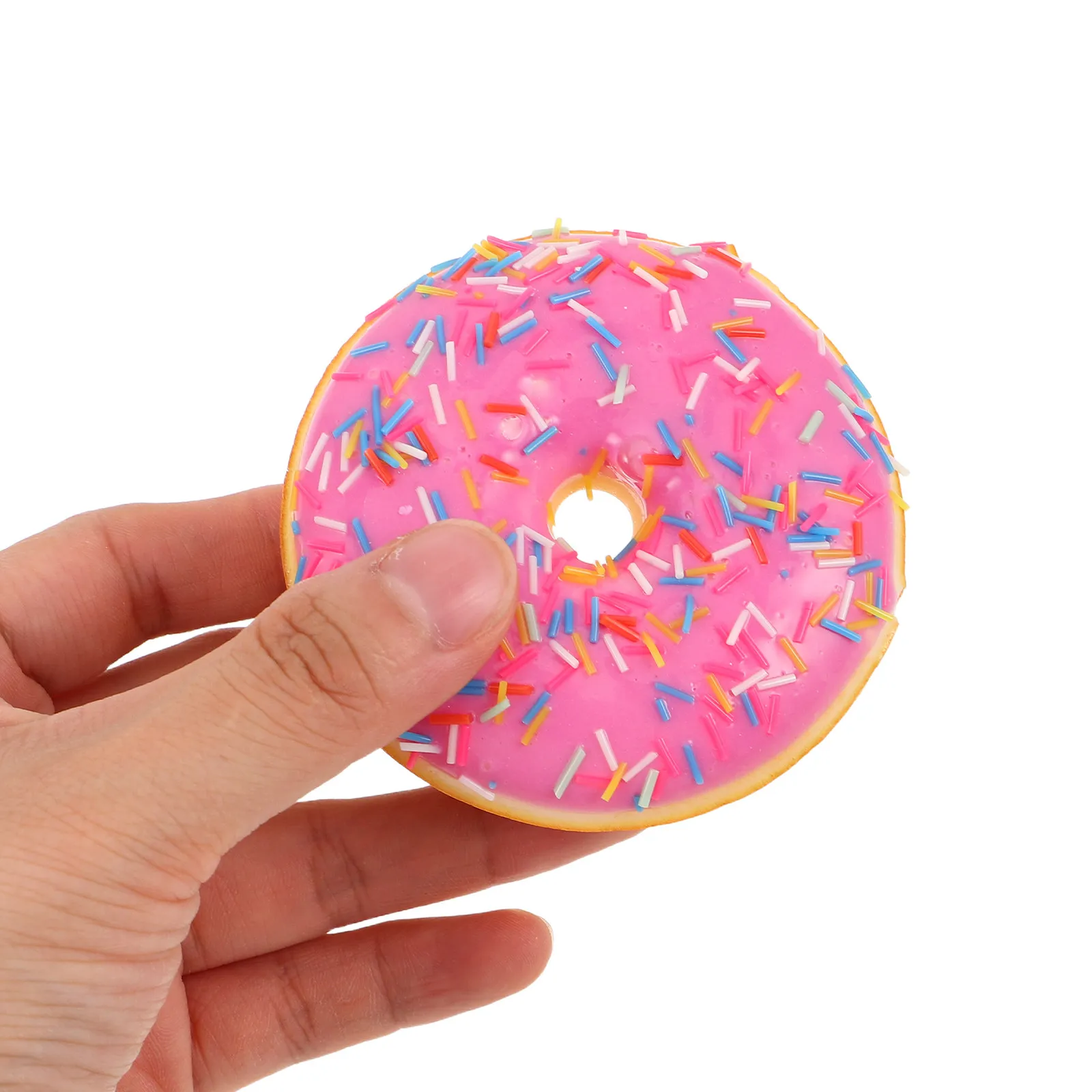 5Pcs Vibrant Mini Donut Decorations Lifelike Artificial Doughnuts for Setup Dessert Table Photography Display