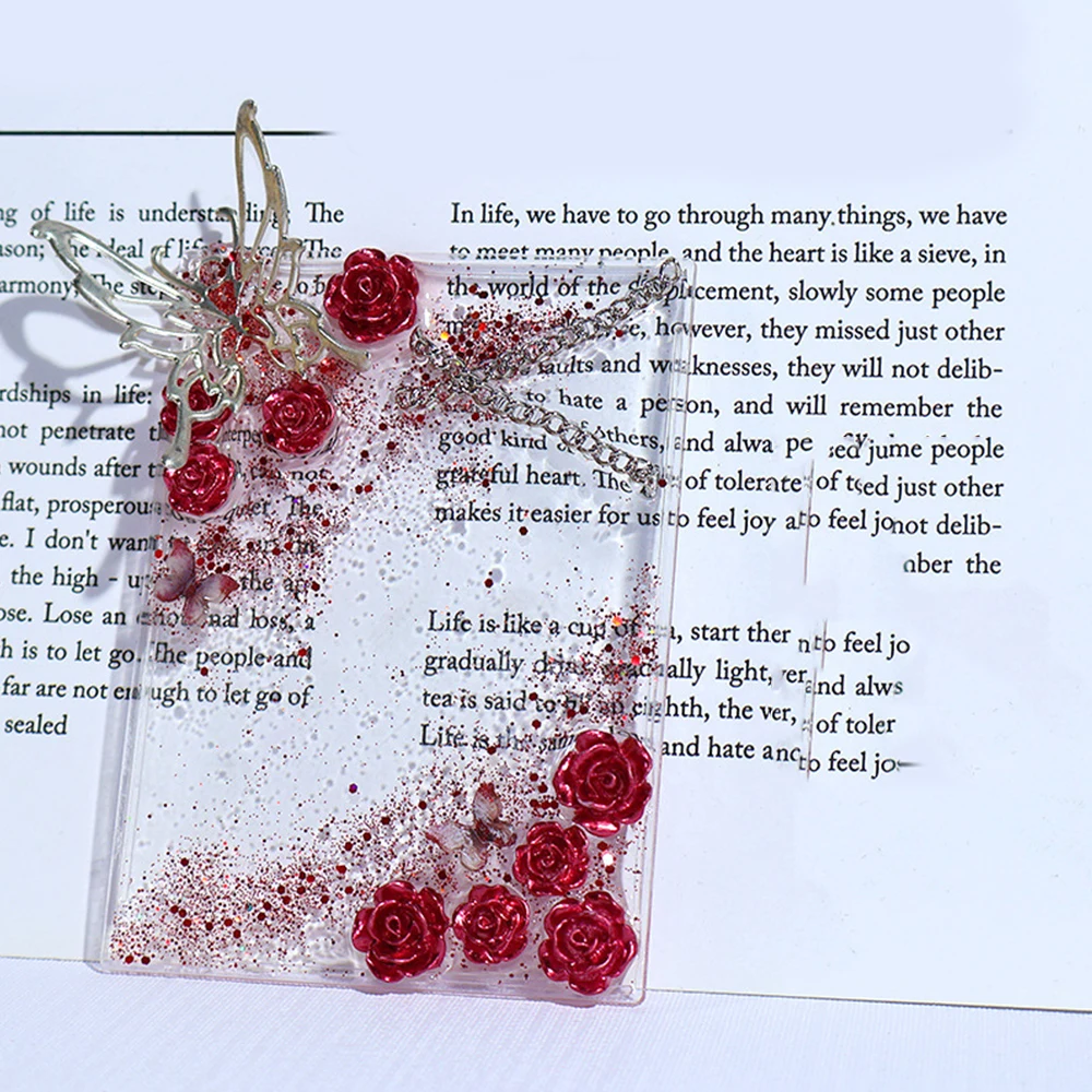 INS Creative Shell Butterfly Flowers Photocards Protector Cover Transparent Card Photo Sleeves Photo Card Holder Exquisite Gifts