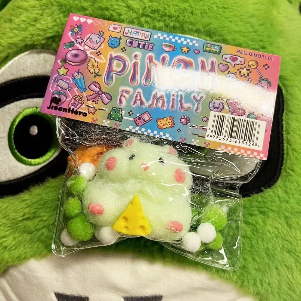 New TPR Hamster Squeeze Toys Slow Rebound Flocking Stress Toy Mini Cute Hamster Decompression Toys Adult