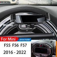 Car Phone Holder For BMW Mini 2016-2022 F55 F56 F57GPS Special Gravity Navigation Mobile Phone Bracket 360 Degree Rotating Stand