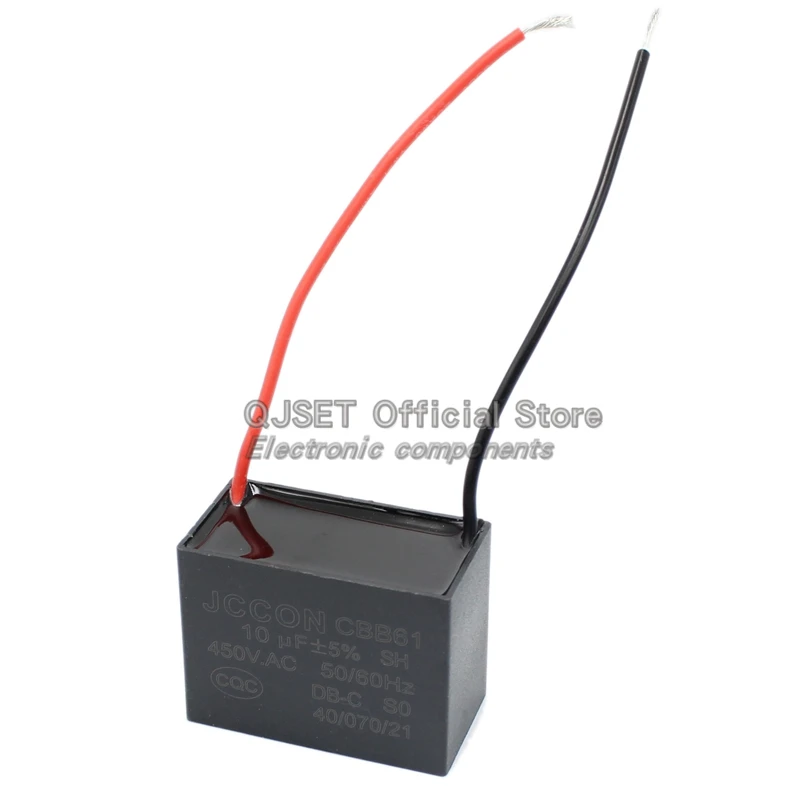 1 шт. CBB61 пусковой конденсатор вентилятора 450 В 0,8/1/1,2/1,5/2,5/3/3,5/4/4,5/5/6/7/8/10/12/15/18/20 мкФ конденсатор двигателя капота потолочного вентилятора