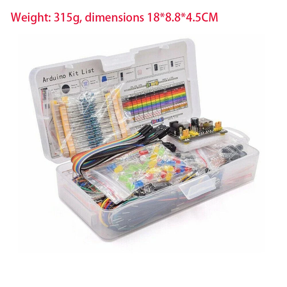طقم لوح تجارب 830 فتحة MB-102 لمجموعة أدوات بداية حزمة UNO R3 للمبتدئين