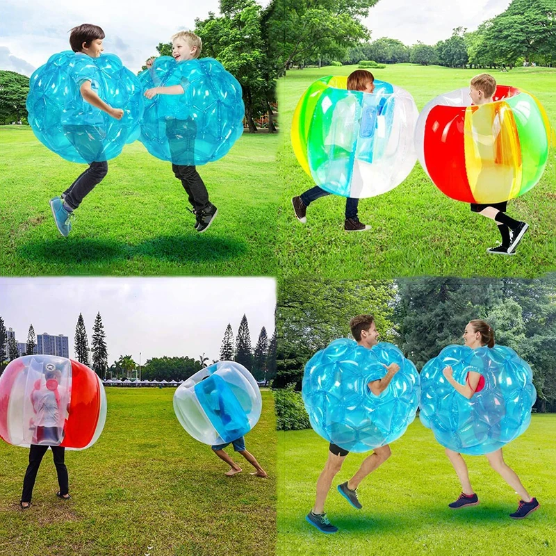 60cm Inflatable Bubble Buffer Balls Outdoor Activity Pvc Sumo Bumper Bopper Toy Inflatable Bubble Soccer Zorb Ball Kids Game Toy