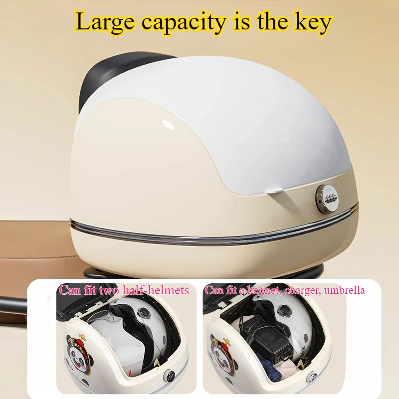 Motorcycle trunk General electric car trunk battery car rear trunk battery car large capacity storage box