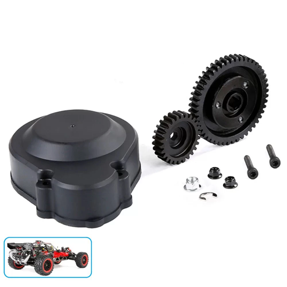 

Набор металлических сверхвысокоскоростных шестерен 48T/26T с колокольчиком сцепления для 1/5 Rofun KM HPI Rc Baja 5b, детали 853192