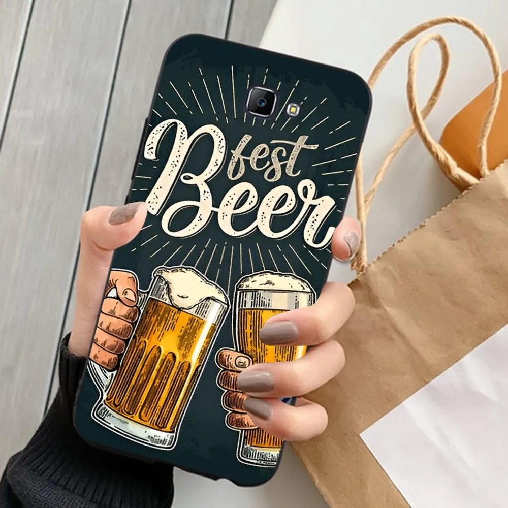 Beers Alcohol Bubble Phone Case For Samsung J 7 plus 7core J7 neo J6 plus prime J6 J4 J5 Mobile Cover