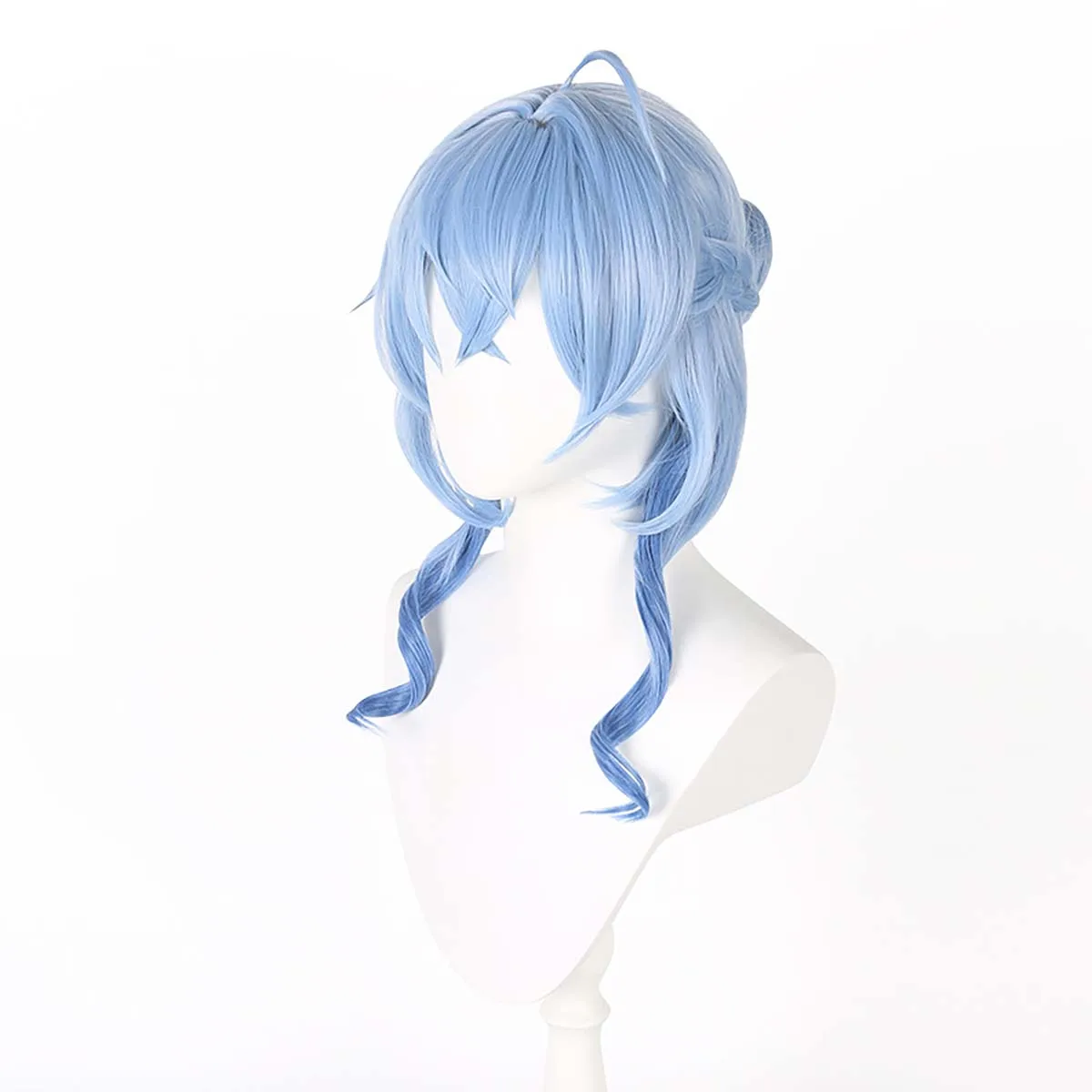 Women Game Genshin Impact Twilight Blossom Ganyu Cosplay Blue Gradient Wig