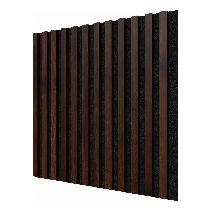 Soundproof Slats Wood Slatted Wooden Acoustic Panels for Interior Decoration MDF Akupanel Natural Oak Wall and Ceiling