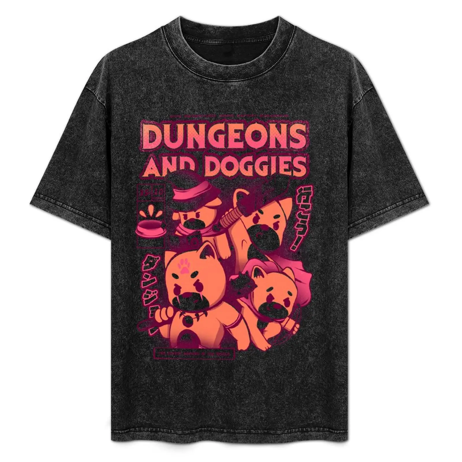 Dungeon and Doggies T-Shirt cotton graphic tees oversized t shirt mens graphic t-shirts funny