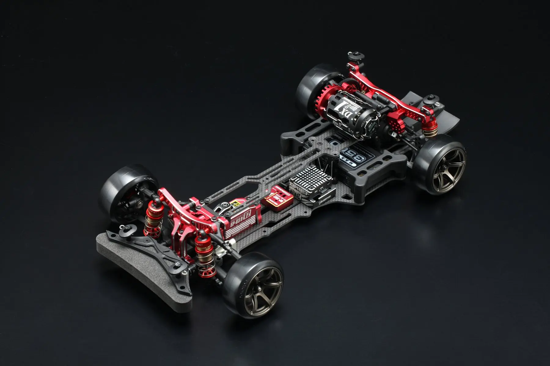 NEW PRODUCT Yokomo YD-2ZX Black/Red/Purple Version RWD Drift Car Kit (Graphite Chassis)