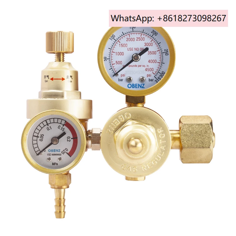 

Accessories: Pressure gauge, pressure regulator, pressure gauge, argon gas gauge, OBC-015B