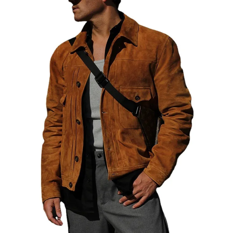 Hot Selling 2023 New Rock Jacket Casual Motorcycle Men\'s Top