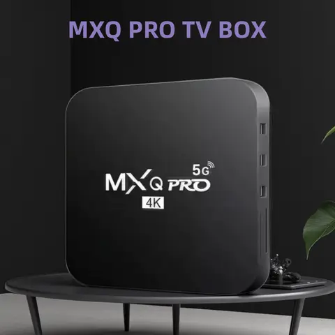 MXQ PRO MAX TV Box Android 2.4G&5G WiFi Original S905L Quad Core Media Player Mxq Pro HDR+ 4K Set Top Box IPTV Netflix YouTube