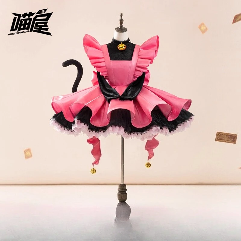 

Card Captor KINOMOTO SAKURA Cosplay Costume Women Lolita Dress Fancy Party Suit Halloween Carnival Uniforms Anime Clothing