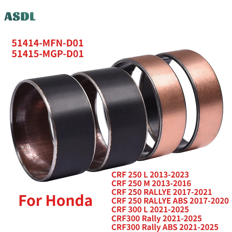 

Motocycle Front Fork Bushing Guide Rails Kit For Honda CRF250 CRF250L CRF250M CRF250 RALLYE CRF300L CRF300 Rally 51415-MGP-D01