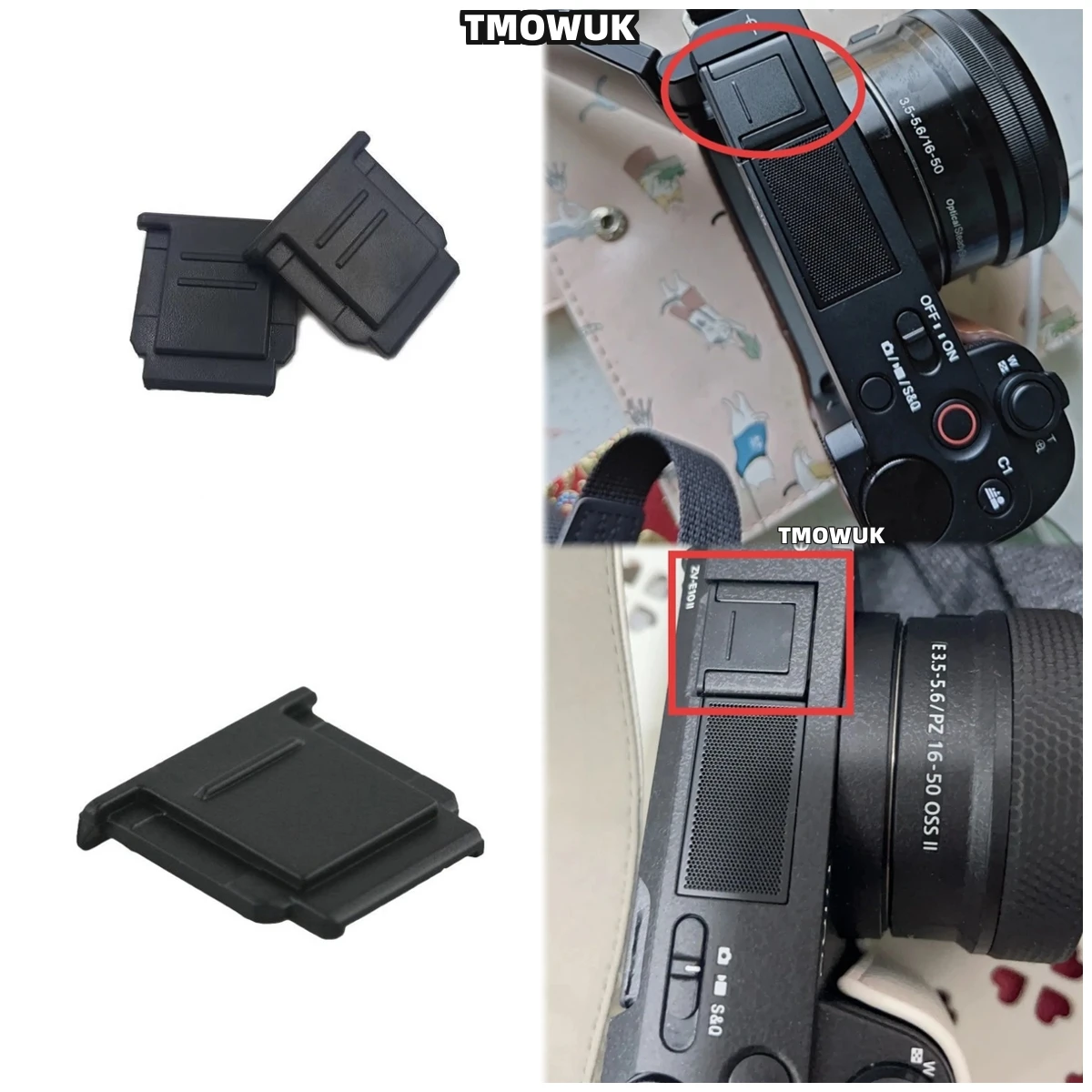 لسوني A7 II A7R III A7S III A9 A7C A6300 A6500 FX3 غطاء الحذاء الساخن ملحقات الكاميرا غطاء حامي