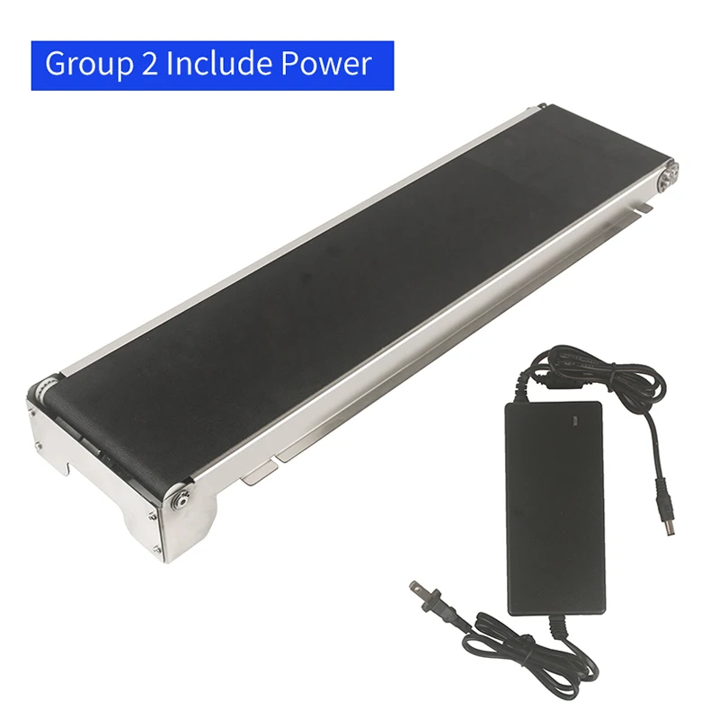 24V 552mm Stainless Steel Mini Conveyor Vending Machine Mini Conveyor Belt Track Cargo Lane Automatic Conveyor Belt