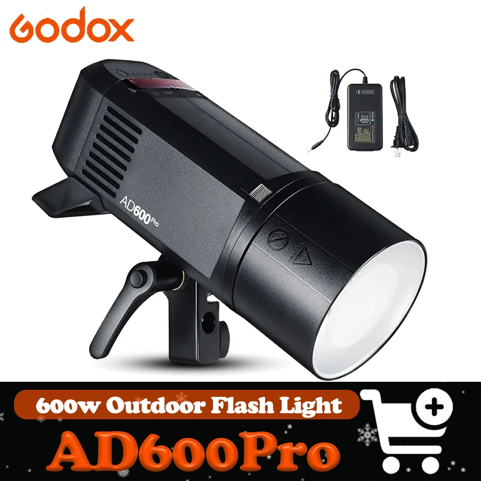 Godox AD600Pro TTL HSS Recycle Time 0.01-0.9s Outdoor Flash Light compatible with Canon E-TTL II Nikon i-TTL Sony Olympus