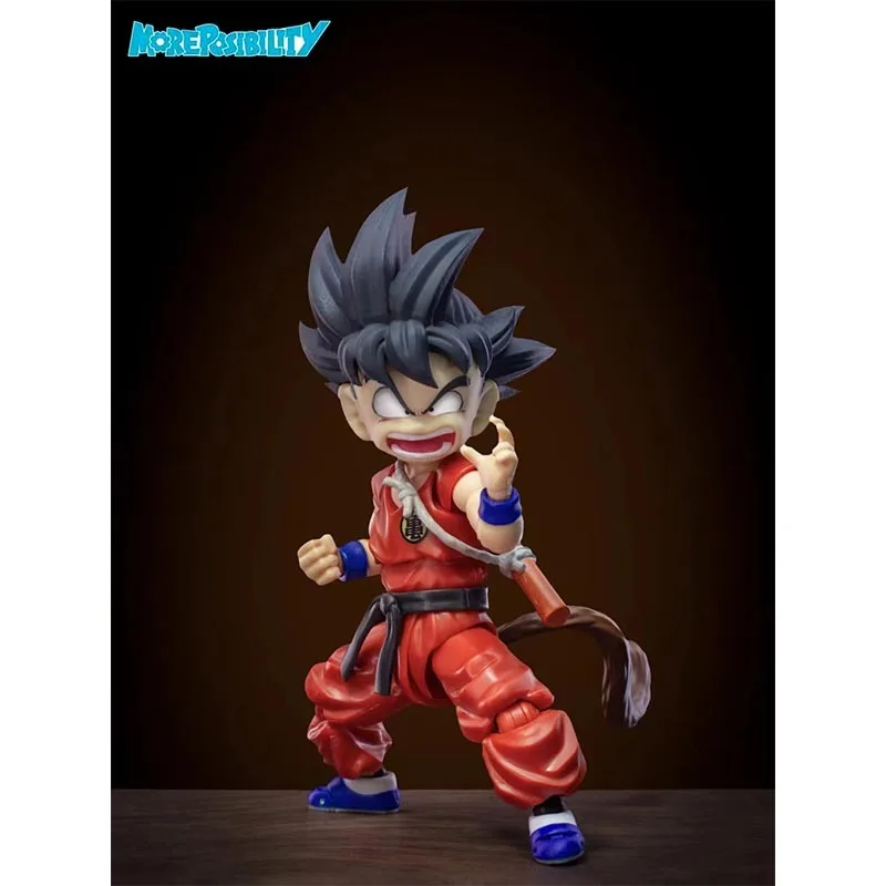 Dragon Ball MP Goku MEHR VERPASSIBILITÄT TNT Giant Ape Face SHF Actionfiguren Innocent Head Carving Zubehörpaket Jungenspielzeug Geschenk