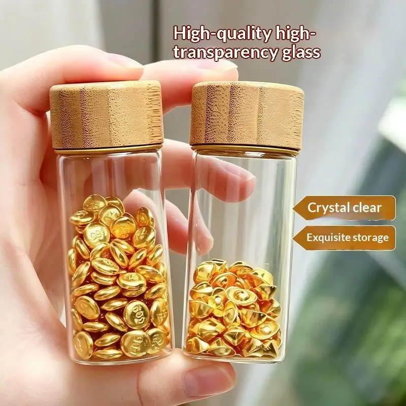 1PC 15/20/30ml Mini Glass Bottle For Coffee Concentrate Milk Juice Leakproof Bottle With Storage Bottles For Collecting Jars