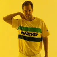 Men's Boutique Souvenir Senna Tees Forever Senna Men T-Shirt Casual Ayrton Senna Brazilian Formula One Legend Street Loose Tops