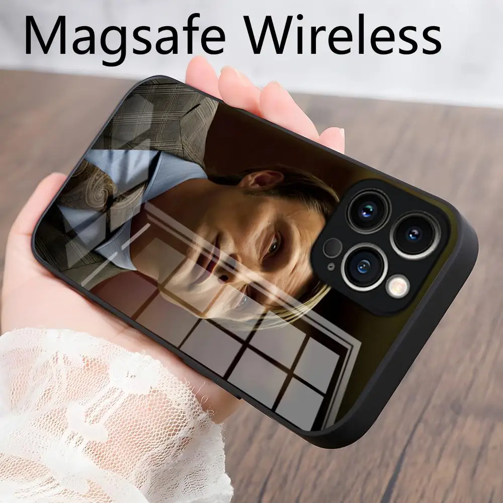 Mads Mikkelsen Phone Case For IPhone 16 Pro Max 11 12 13 14 15 Mini Magsafe Wireless Charging Cover