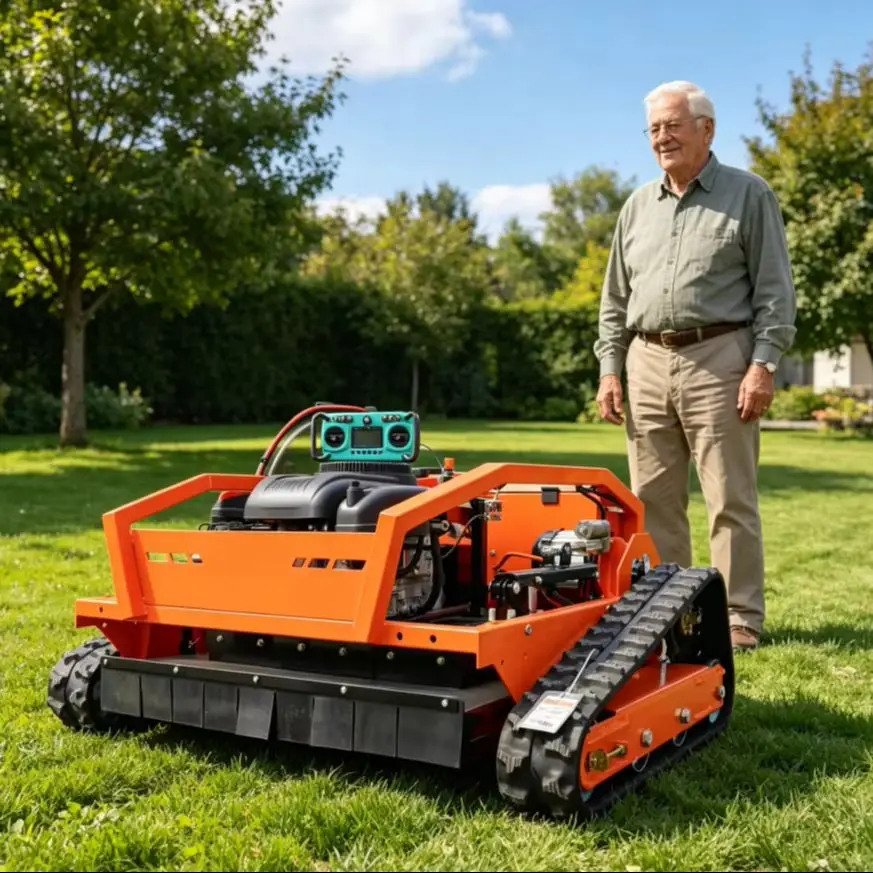 

Газонокосилка-робот на гусеничном ходу Longcin ZNW-1000 с двигателем 23 л.с., ширина скашивания 1000 мм, высокая эффективность, 4000 ㎡ Газонокосилка для индивидуальной настройки под любые условия / H Mowing Customized All Terrain