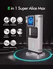 Alice 2027 Super Bubble Water 8-in-1 Dermabrasion Skin Beauty Spa Facial Care Machine Upgraded Version for Salon