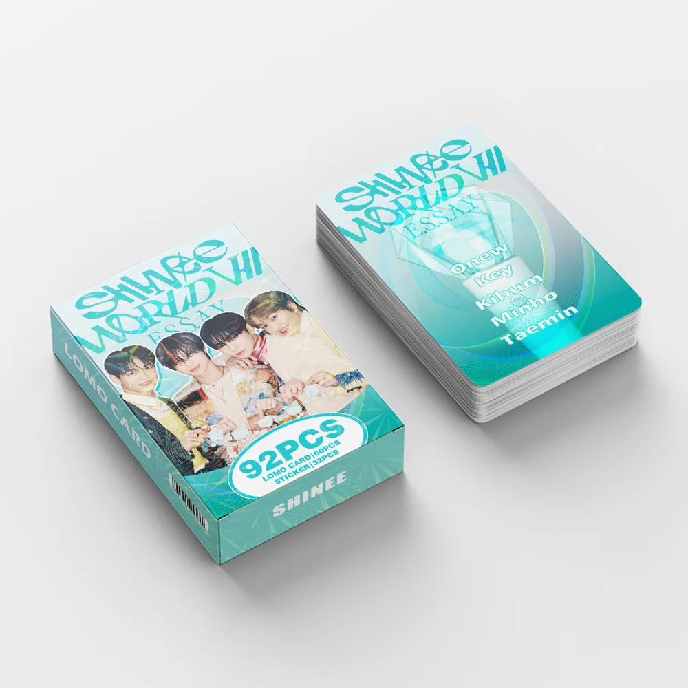 

92 Small Cards of K-Pop Boy Group New Album 'Poet l Artist' Merchandise Celebrity Photo Cards LOMO Cards Collectible Cards