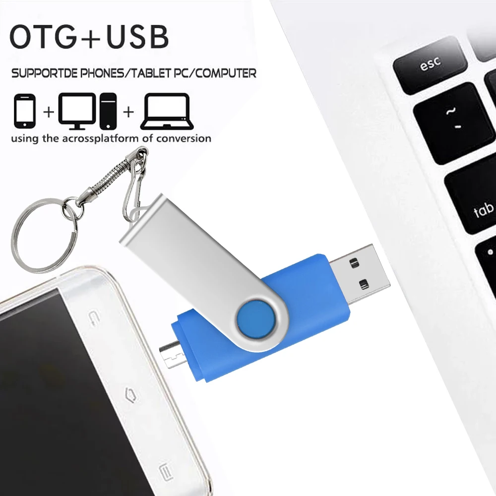 Pamięć USB 3 w 1 USB3.0 i MIRCO OTG Pen Drive 64GB 128GB 256GB pamięć USB pendrive z typem c dapter