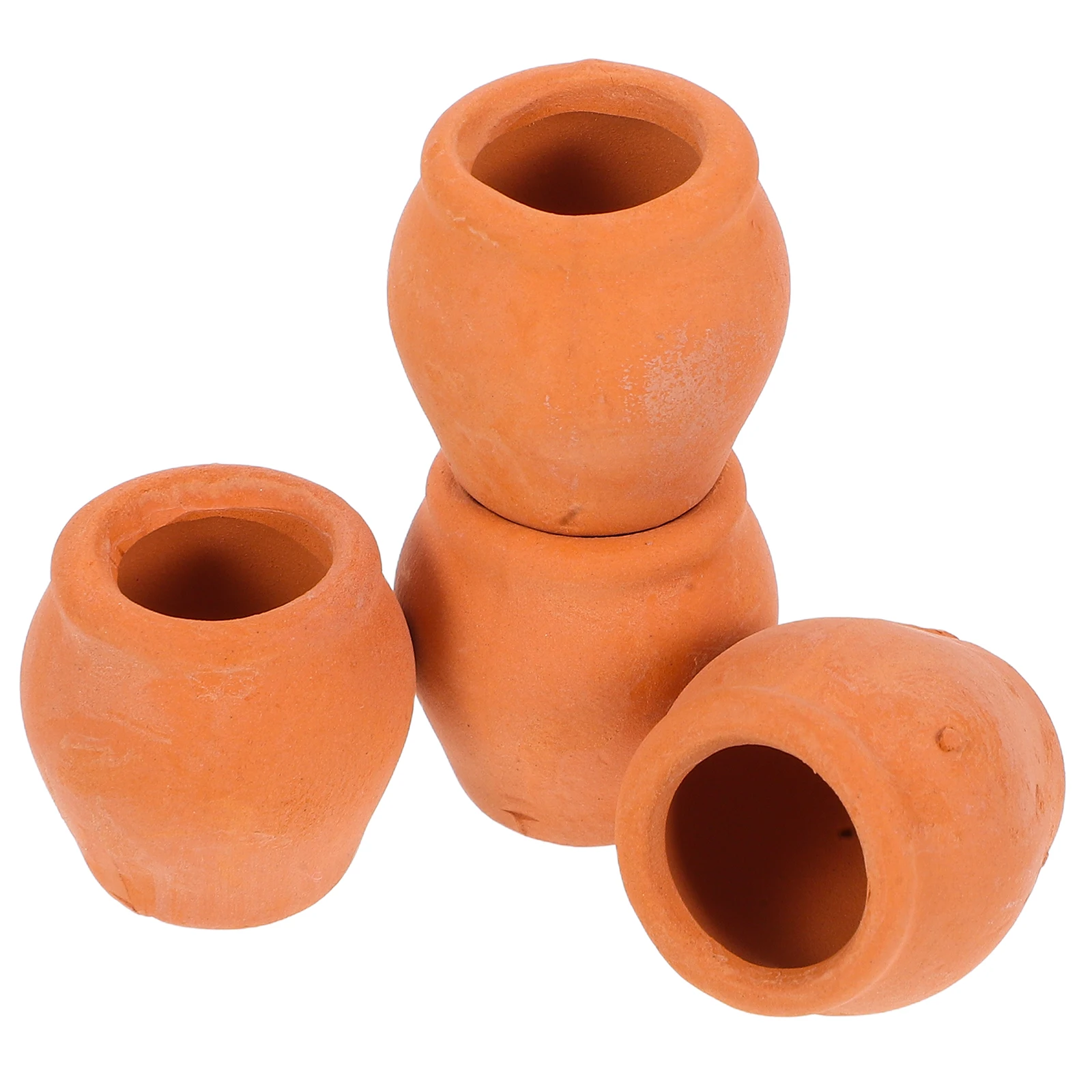 

4pcs Mini Succulent Nursery Pots Small Seedling Containers Waterproof Decorative Indoor Planters Tiny Flower for Succulents