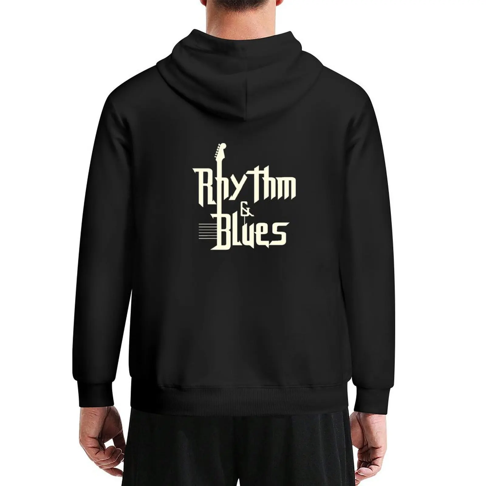 

Rhythm and blues white color Hoodie blouse men's clothing men's winter sweater man hoodie