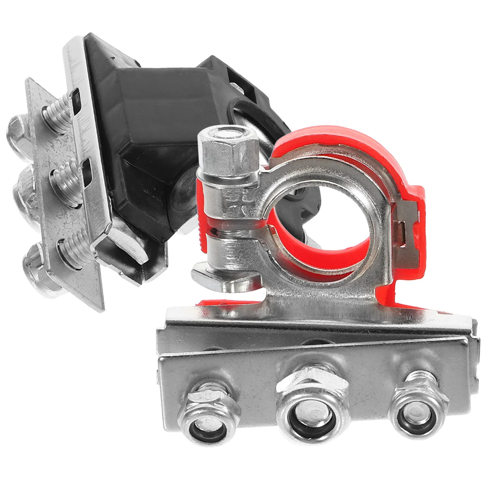 

3-Way Battery Terminal Connector for Auto Ev Automotive Top Post Battery Terminals Ends Clamps Quick Connect Cable Terminal