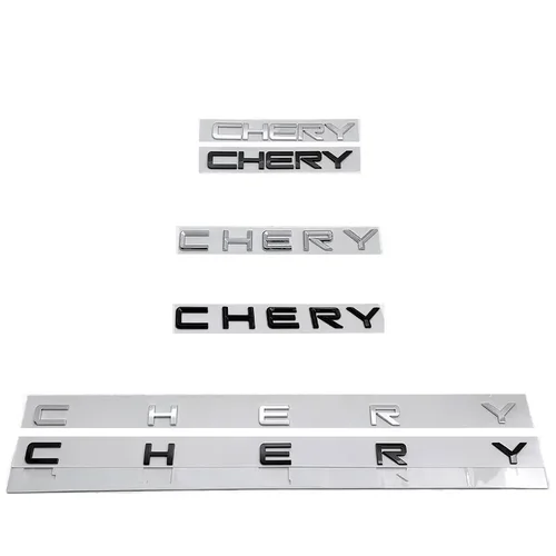 Imagen 2 del producto Insignia de letras de CHERY, pegatinas de coche para CHERY, signo de letra del alfabeto, etiquetas originales para maletero trasero, accesorios para coche de reacondicionamiento de cola de coche