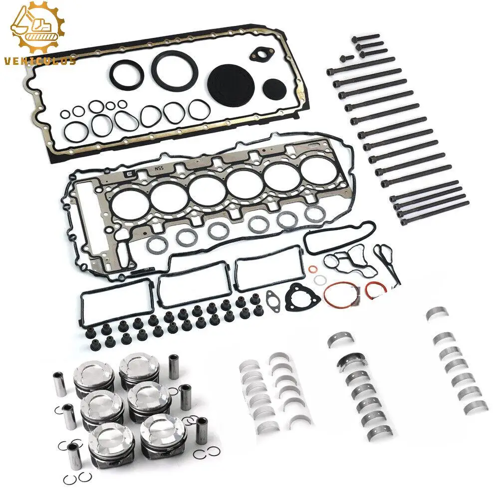 N55B30 11247576714 11258619196 11247628034 1 Set Engine Overhaul Rebuilding Kit For BMW 535i X5 X6 F30 F32 F25 F10 F15 E71