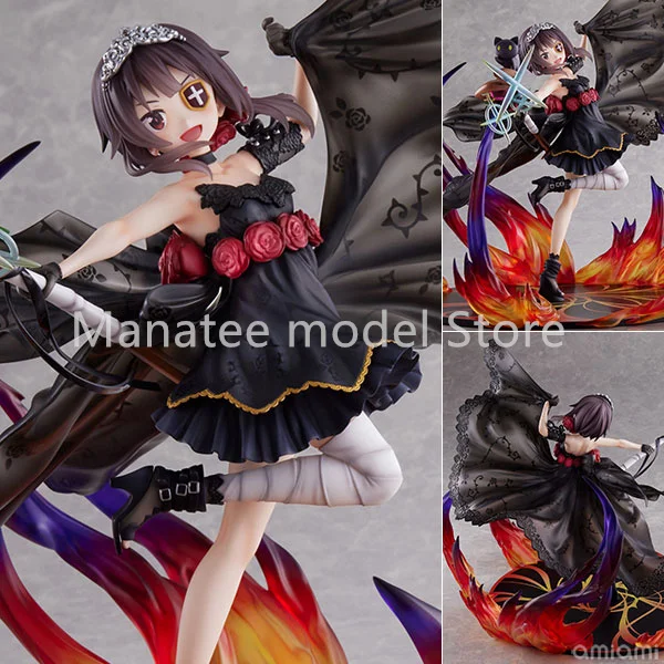 

FuRyu Original Megumin the Black Rose Dress ver. 1/7 PVC Action Figure Anime Model Toys Collection Doll Gift