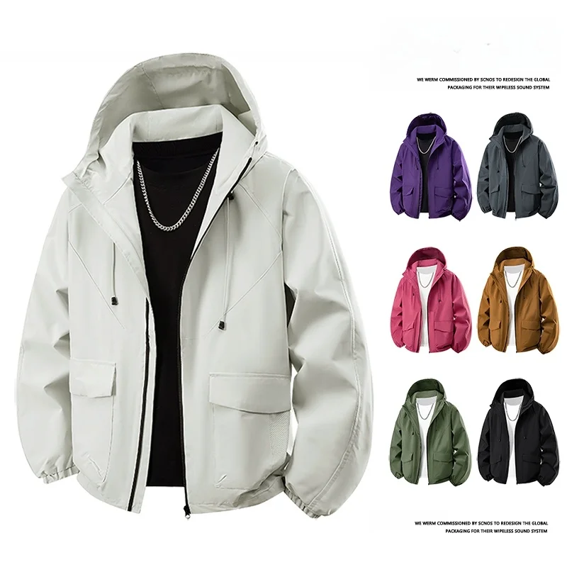 

Новая уличная куртка с капюшоном, модная рабочая одежда, ветрозащитная одежда для пар, одежда для альпинизма, мужская горная серия, топ Hong Kong Sle Top