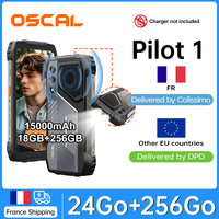 Oscal Pilot 1 [No EU Charger] Rugged Smartphone 18GB (6+12) 256GB 15000mAh Dual Flashlight 6.67'' 50MP 138dB Speaker Android 14
