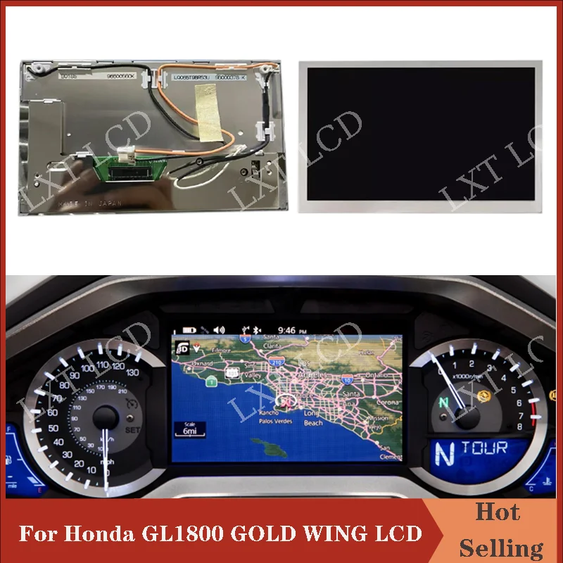 Original 6.5 inch LCD Display Screen For HONDA GL1800 GOLD WING 2007~2013 GAUGE DASH METAL Navigation Screen